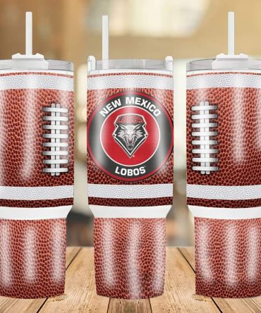 New Mexico Lobos Football Team Ncaa Custom Stanley Quencher 40Oz Stainless Steel