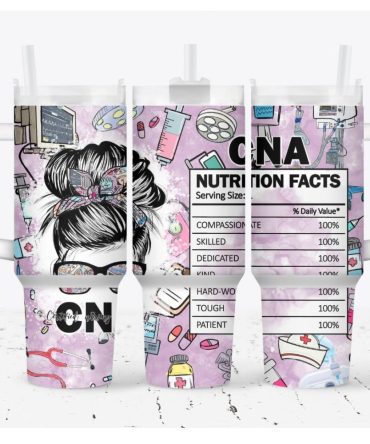 Nurse Custom Stanley Quencher 40Oz Stainless Steel Tumbler With Handle