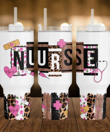 Nurse Life Custom Stanley Quencher 40Oz Stainless Steel Tumbler With Handle