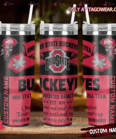 Ohio State Buckeyes Basketball Team Ncaa Custom Stanley Quencher 40Oz Stainless Steel