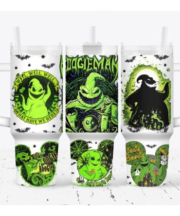 Oogie Boogie The Nightmare Before Christmas Movies Custom Stanley Quencher 40Oz Stainless Steel Tumbler With Handle