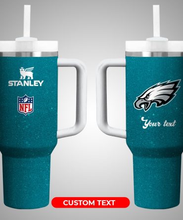 Philadelphia Eagles Nfl Custom Stanley Quencher 40Oz Stainless Steel