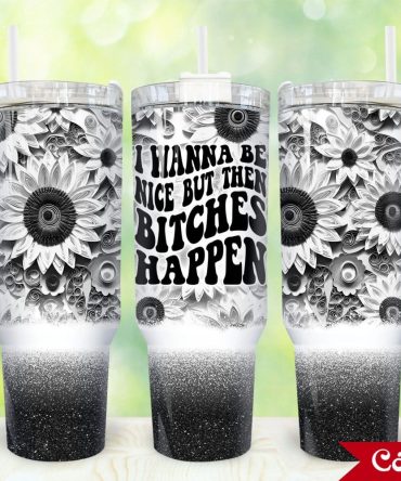 Sunflowers Custom Stanley Quencher 40Oz Stainless Steel Tumbler With Handle