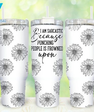 Sunflowers Custom Stanley Quencher 40Oz Stainless Steel Tumbler With Handle