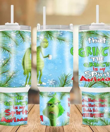 The Grinch Movies Custom Stanley Quencher 40Oz Stainless Steel