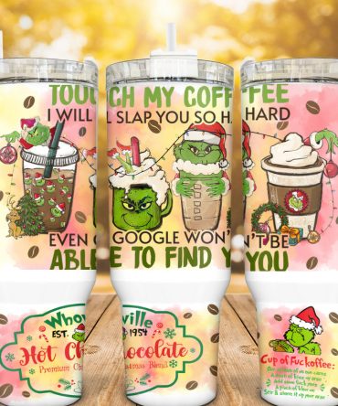 The Grinch Movies Custom Stanley Quencher 40Oz Stainless Steel Tumbler With Handle