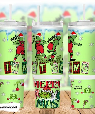 The Grinch Movies Custom Stanley Quencher 40Oz Stainless Steel Tumbler With Handle