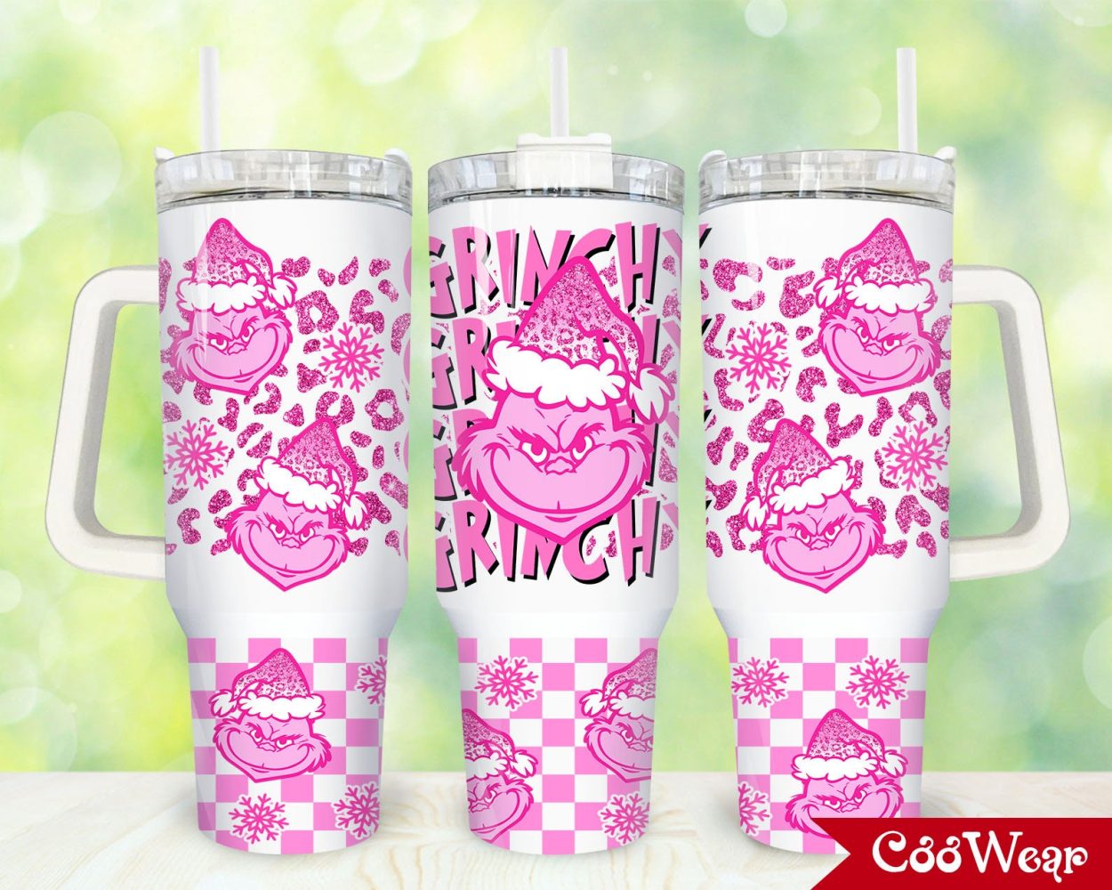 The Grinch Movies Custom Stanley Quencher 40Oz Stainless Steel Tumbler With Handle