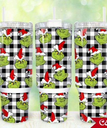 The Grinch Movies Custom Stanley Quencher 40Oz Stainless Steel Tumbler With Handle