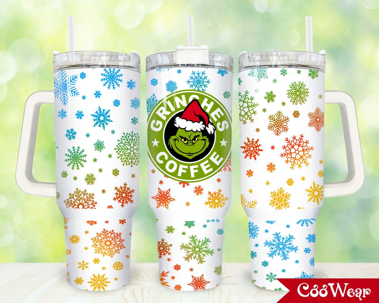 The Grinch Movies Custom Stanley Quencher 40Oz Stainless Steel Tumbler With Handle