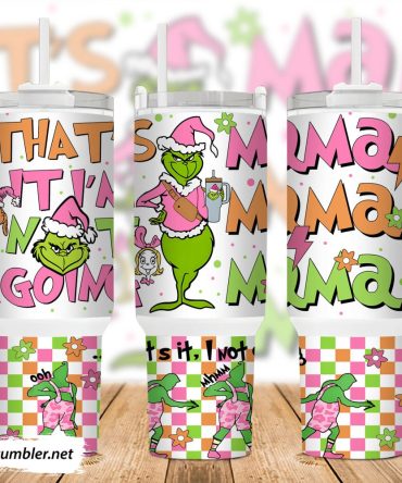 The Grinch Movies Custom Stanley Quencher 40Oz Stainless Steel Tumbler With Handle