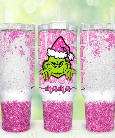 The Grinch Movies Custom Stanley Quencher 40Oz Stainless Steel Tumbler With Handle