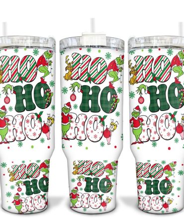 The Grinch Movies Custom Stanley Quencher 40Oz Stainless Steel Tumbler With Handle