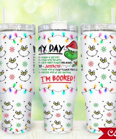 The Grinch Movies Custom Stanley Quencher 40Oz Stainless Steel Tumbler With Handle
