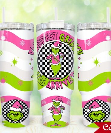 The Grinch Movies Custom Stanley Quencher 40Oz Stainless Steel Tumbler With Handle