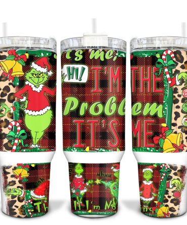 The Grinch Movies Custom Stanley Quencher 40Oz Stainless Steel Tumbler With Handle