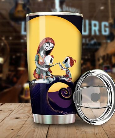 Spooky Family Tumbler - Insulated Stainless Steel Cup With Lid - Perfect Halloween Gift!