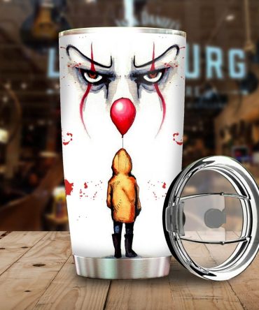 Horror Tumbler It Pennywise S.King'S Movie Tumbler Cup Cool Awesome It Travel Mug