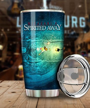 Spirited Away Insulated Travel Tumbler - 20Oz Stainless Steel, Leak-Proof Lid, Keeps Drinks Hot/Cold