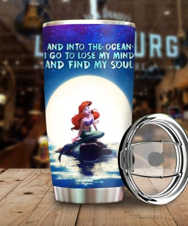 Magical Ocean Mermaid Tumbler - Insulated Travel Mug With Inspirational Quote