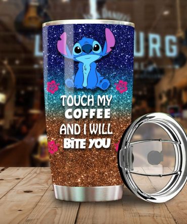 Fun Glitter Coffee Tumbler With Lid – Cute Design, Perfect Gift For Coffee Lovers