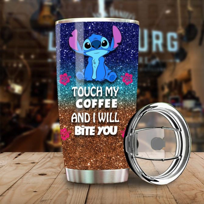 Fun Glitter Coffee Tumbler With Lid – Cute Design, Perfect Gift For Coffee Lovers