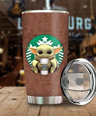 Galactic Coffee Tumbler - Cute Alien Design , Insulated , Perfect Gift For Coffee Lovers