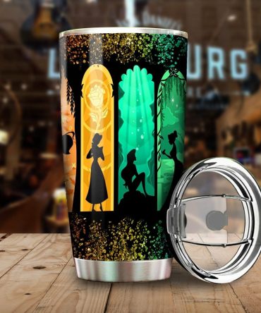 Enchanting Princess Stainless Steel Tumbler - Insulated Travel Mug With Lid, 20Oz