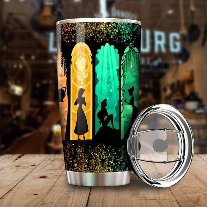 Enchanting Princess Stainless Steel Tumbler - Insulated Travel Mug With Lid, 20Oz