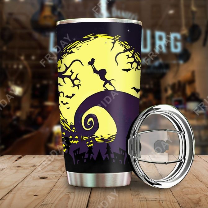 Spooky Night Stainless Steel Tumbler - Insulated Travel Mug For Hot & Cold Drinks