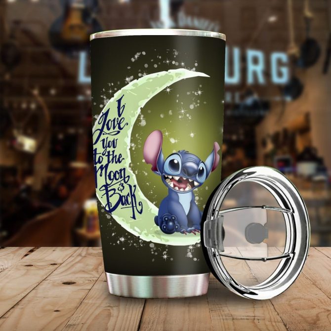 Adorable Moon & Back Tumbler - Keeps Drinks Hot/Cold, Perfect Gift For Fans!