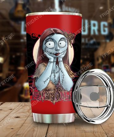 Charming Gothic Insulated Tumbler With Whimsical Character Design - 20Oz Travel Mug
