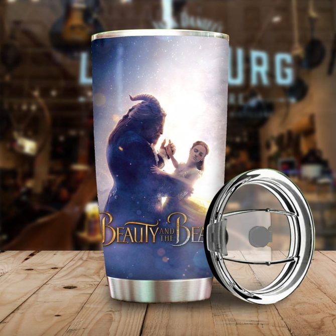 Beauty And The Beast Insulated Travel Tumbler - 20Oz Stainless Steel Cup With Lid, Perfect For Hot & Cold Drinks