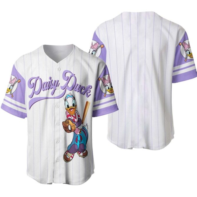 Daisy Duck Baseball Jersey – Cute & Stylish Cartoon Shirt For Fans