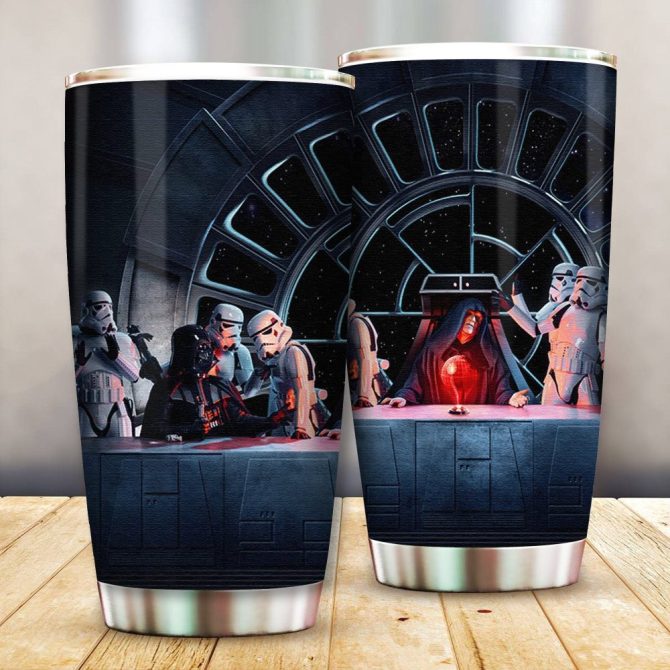 Galactic Empire Stainless Steel Tumbler - Insulated Travel Cup For Sci-Fi Fans