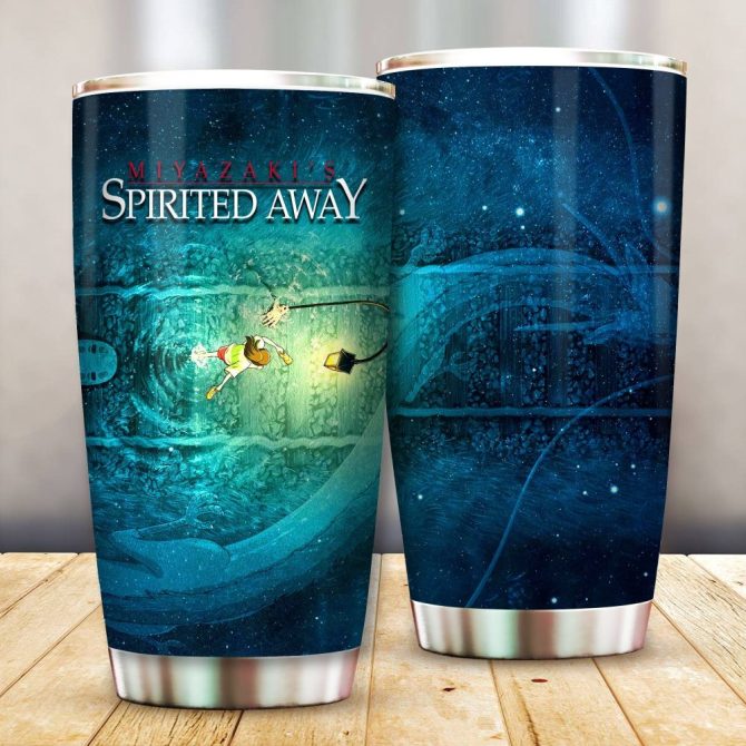 Spirited Away Insulated Travel Tumbler - 20Oz Stainless Steel, Leak-Proof Lid, Keeps Drinks Hot/Cold - Image 2