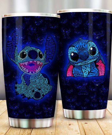 Stitch Themed Insulated Tumbler – 20Oz Stainless Steel Travel Mug With Lid – Cute & Durable Design