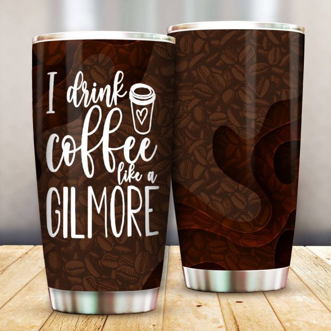 Stylish Coffee Tumbler - 'I Drink Coffee Like A Gilmore' - Travel Mug, Insulated, 20Oz - Image 2