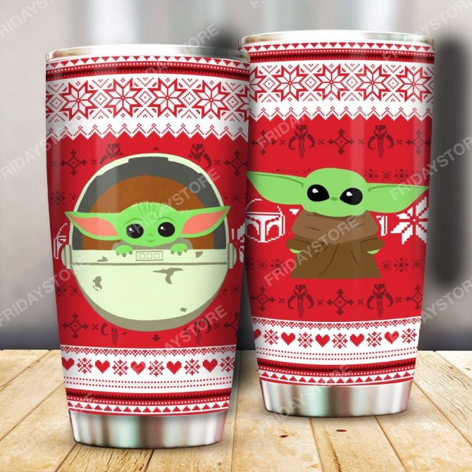 Baby Alien Holiday Tumbler - Insulated Stainless Steel Travel Mug With Lid - Perfect Gift! - Image 2
