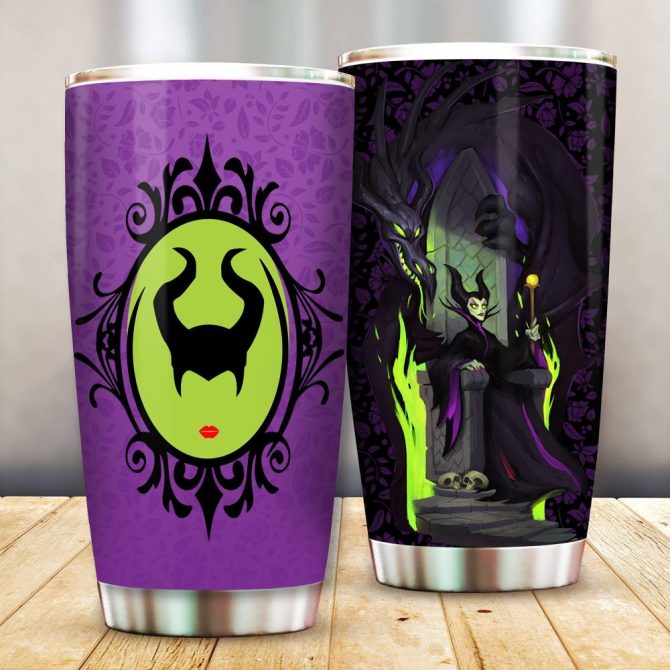 Enchanting Maleficent Tumbler - Insulated 20Oz Stainless Steel Mug For Hot & Cold Drinks