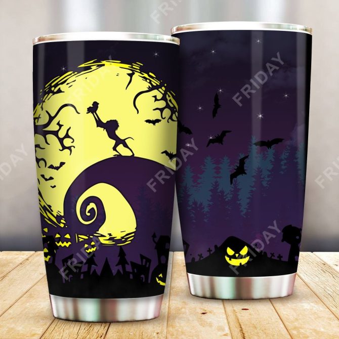 Spooky Night Stainless Steel Tumbler - Insulated Travel Mug For Hot & Cold Drinks - Image 2