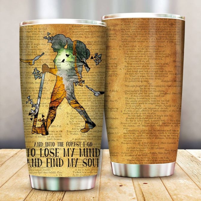 Adventure-Ready Stainless Steel Tumbler With Inspirational Forest Design - Keeps Drinks Hot/Cold - Image 3