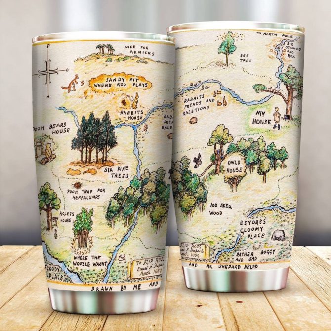 Explore Adventure With Vintage Map Insulated Travel Tumbler - Perfect For Hot & Cold Drinks - Image 2