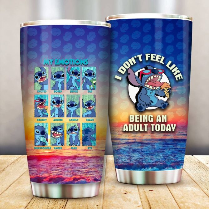 Colorful Emotions Insulated Tumbler Cup With Lid - 20Oz Stainless Steel Travel Mug - Image 2