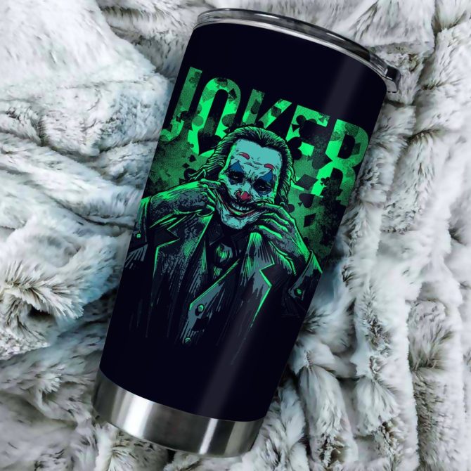 Joker Insulated Tumbler - Double Wall Stainless Steel Travel Mug, 20Oz - Unique Gift For Fans - Image 3