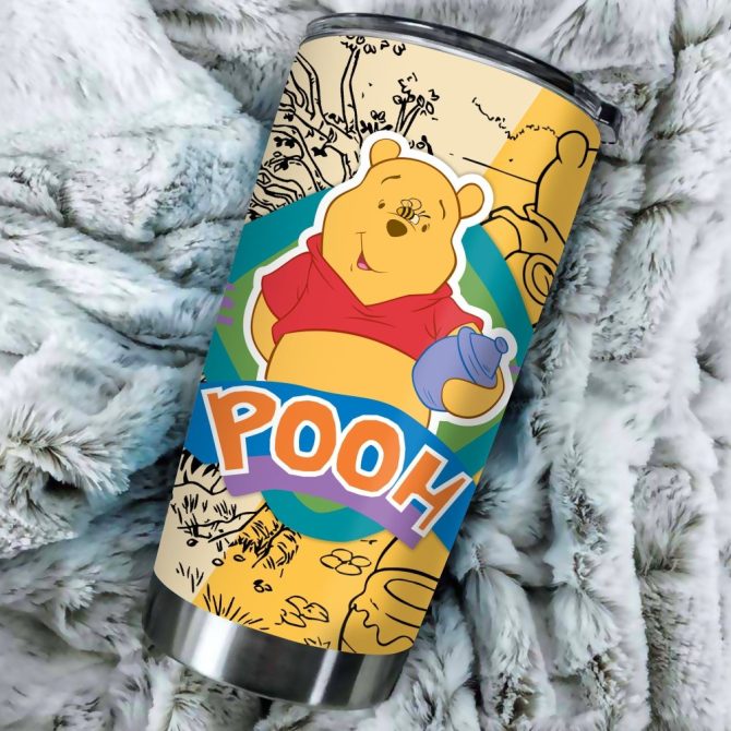 Charming Winnie The Pooh Travel Tumbler – Insulated, Bpa-Free, 20Oz Mug For Hot/Cold Drinks - Image 4