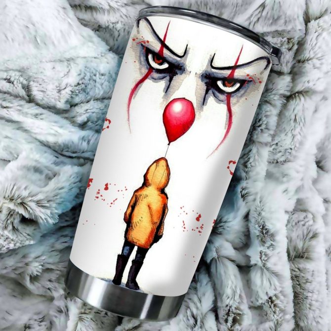 Horror Tumbler It Pennywise S.King'S Movie Tumbler Cup Cool Awesome It Travel Mug - Image 3