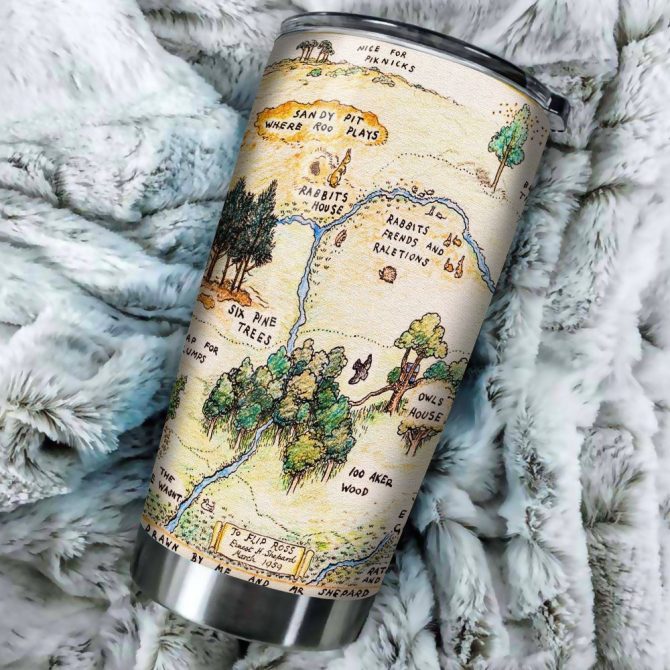 Explore Adventure With Vintage Map Insulated Travel Tumbler - Perfect For Hot & Cold Drinks - Image 3