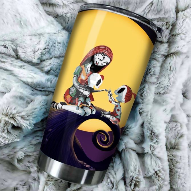 Spooky Family Tumbler - Insulated Stainless Steel Cup With Lid - Perfect Halloween Gift! - Image 3