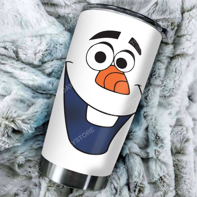 Olaf Tumbler Cup With Lid - 20Oz Insulated Stainless Steel Travel Mug For Kids & Adults - Image 3
